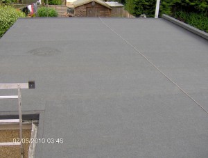 Felt Flat Roof on Home